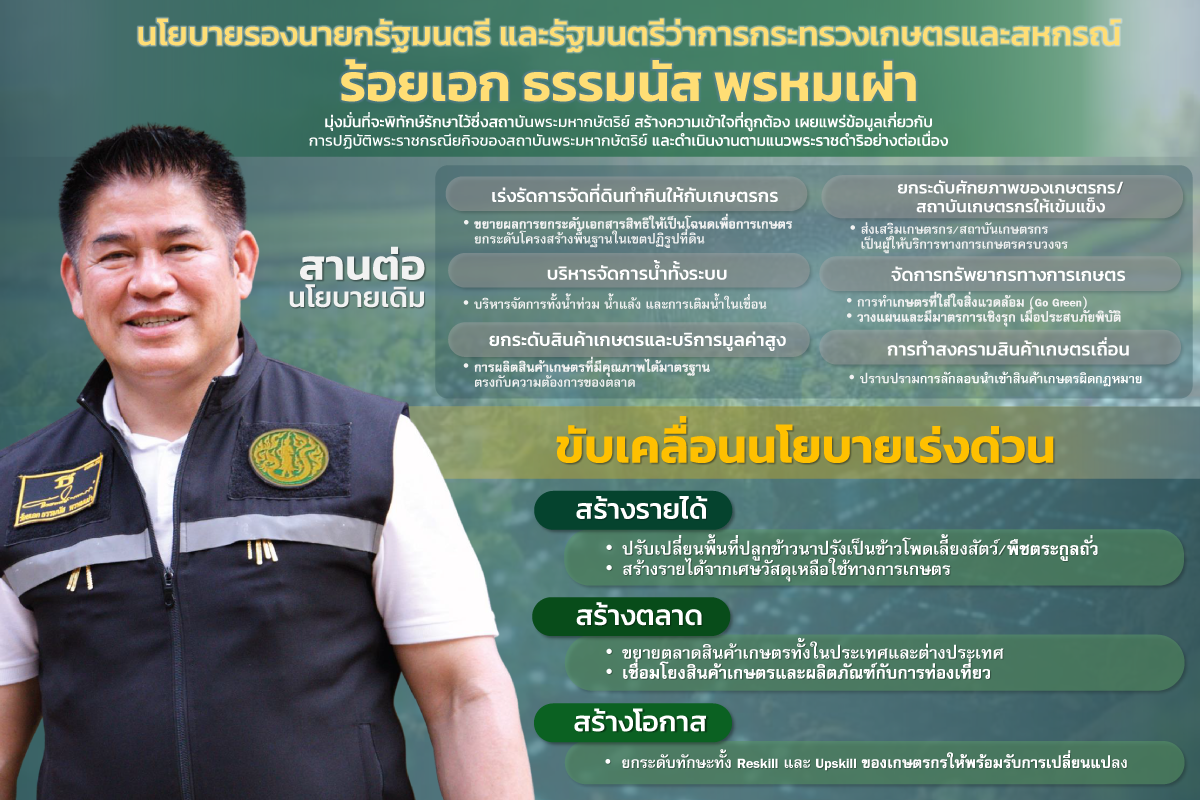 นโยบายรองนายกรัฐมนตรี