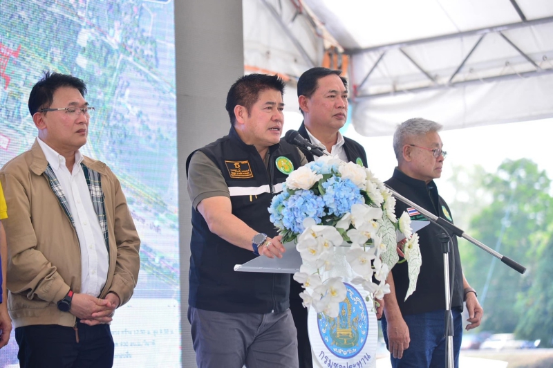 “ธรรมนัส-อนุชา”ผลักดันโครงการก่อสร้างประตูระบายน้ำปากคลองระบายชัยนาท