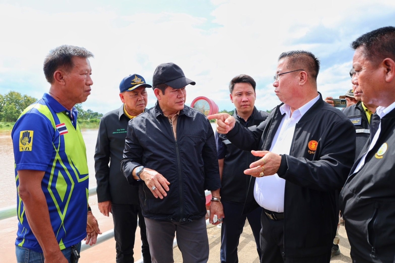 ก.เกษตรฯผนึกกำลังติดตามและเฝ้าระวังสถานการณ์น้ำบริเวณเขื่อนหาดสะพานจันทร์