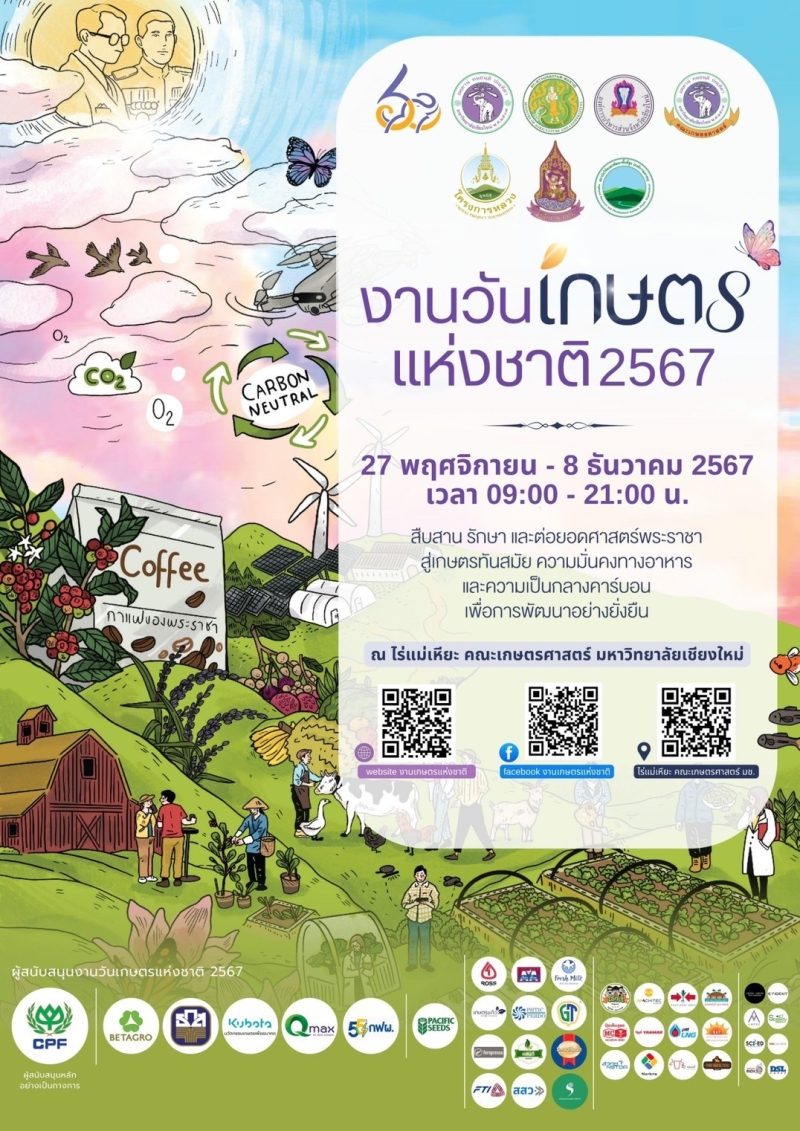 งานวันเกษตรแห่งชาติ ประจำปี 2567 (Thailand Agricultural Expo 2024)