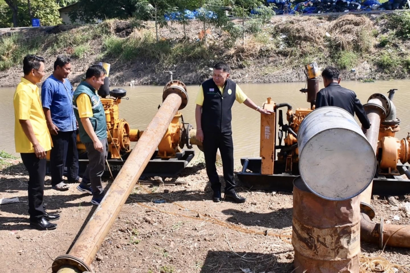 ปลัดเกษตรฯลงพื้นที่ตรวจติดตามการบริหารจัดการน้ำ