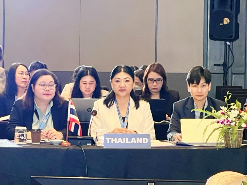 ผู้ตรวจนฤมล ร่วมการประชุมระดับเจ้าหน้าที่อาวุโสของการประชุมรัฐมนตรีอาเซียนด้านการเกษตรและป่าไม้กับเจ้าหน้าที่อาวุโสของจี...