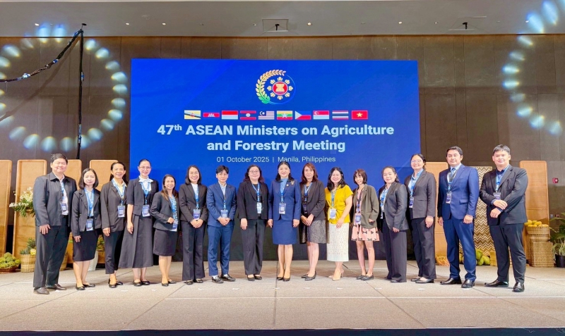 รองปลัดนฤมล ร่วมการประชุมรัฐมนตรีอาเซียนด้านการเกษตรและป่าไม้ ครั้งที่ 47