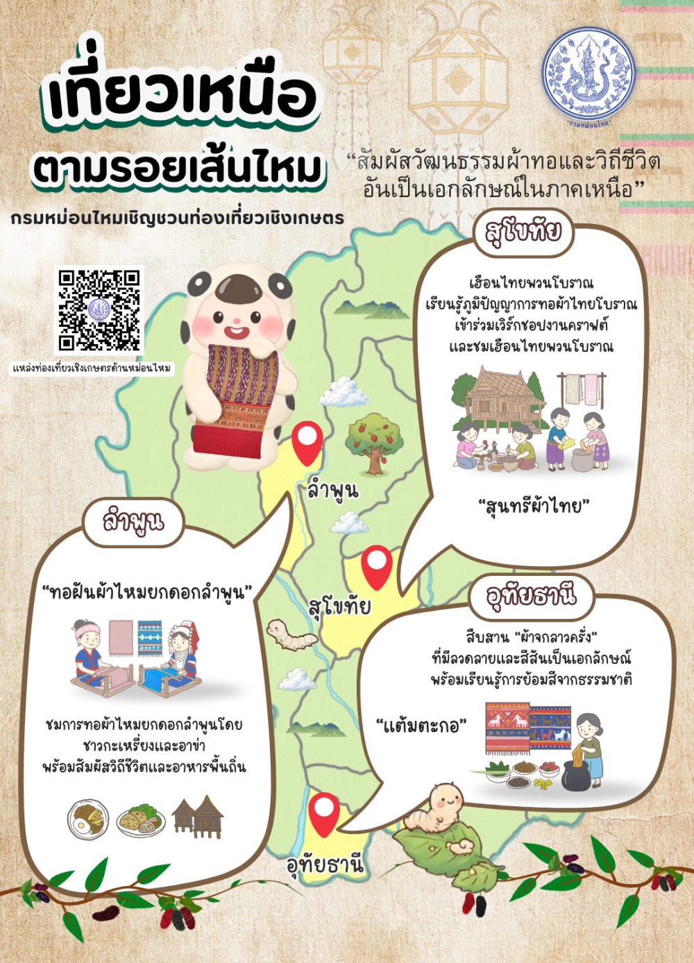 เที่ยวเหนือตามรอยเส้นไหม