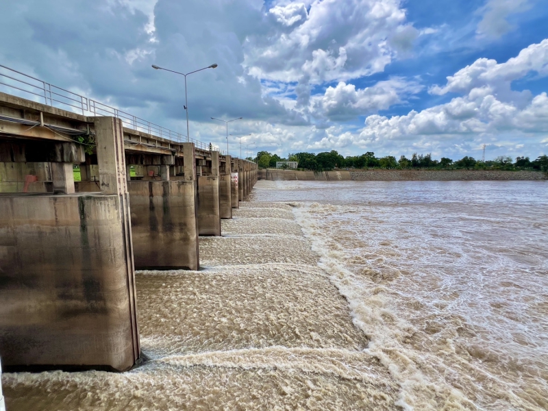 ฝนตอนบนลดลงกรมชลฯปรับลดการระบายลดผลกระทบท้ายเขื่อน