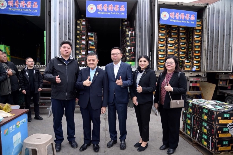 ปลัดกษ.ยืนยันมาตรฐานคุณภาพคือหัวใจพร้อมส่งผลไม้ไทยลุยตลาดค้าส่งเกษตรใหญ่สุดในจีนเหนือ