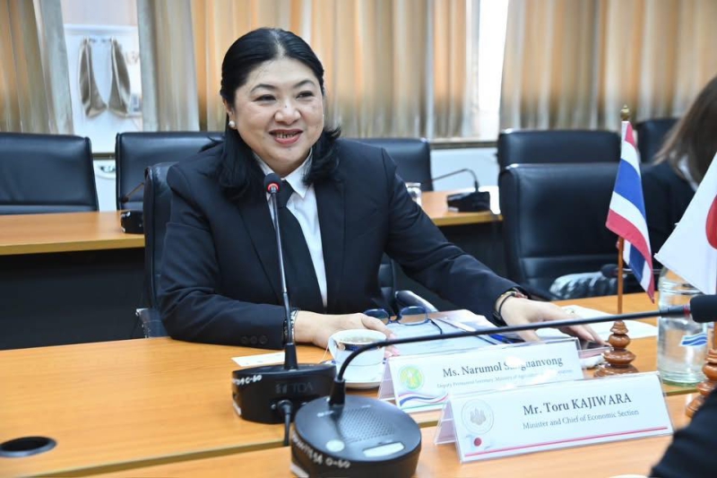 รองปลัดนฤมลหารือญี่ปุ่นยกระดับและขับเคลื่อนความร่วมมือด้านการเกษตรภายใต้