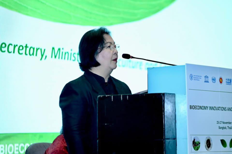 รองปลัดทัศนีย์ฯเปิดงาน“BioeconomyInnovationsandInvestments