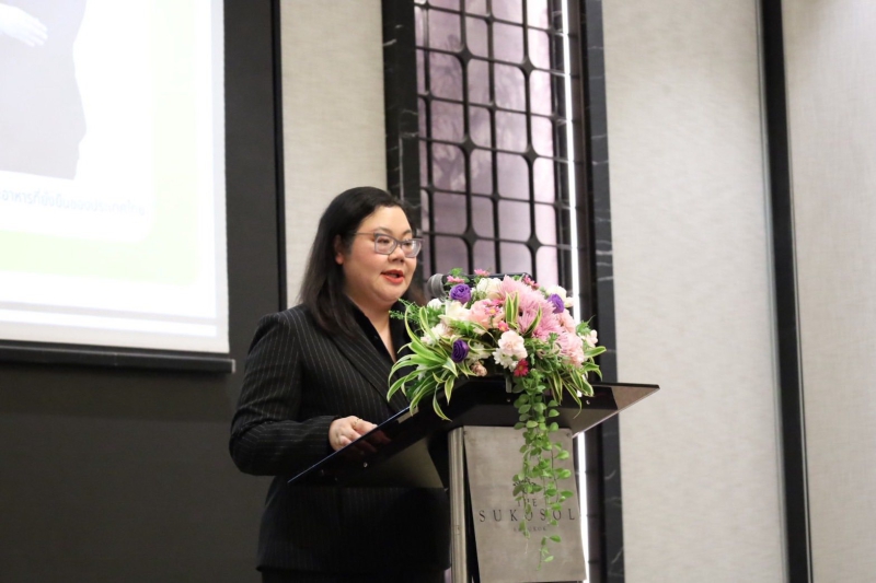 ผอ.สกต.กล่าวเปิดการประชุมสัมมนาเชิงปฏิบัติการ