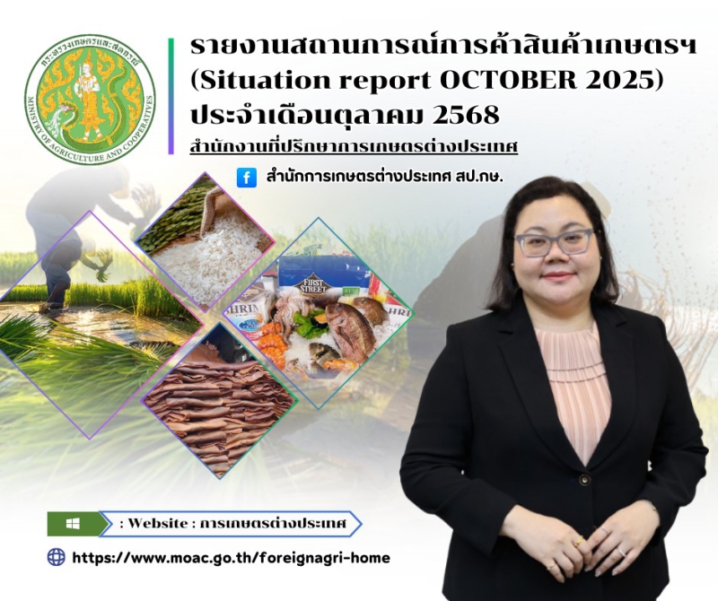 รายงานสถานการณ์การค้าสินค้าเกษตร