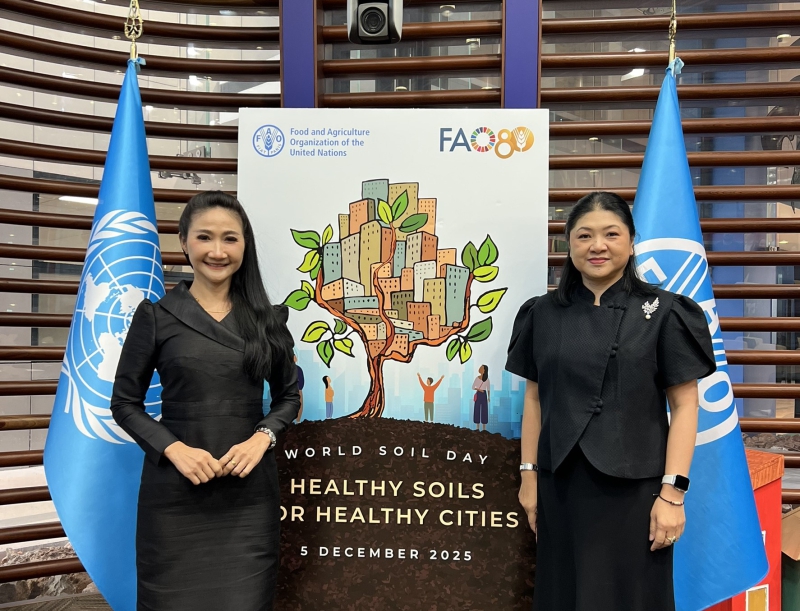 รองปลัดฯ นฤมล เยือนอิตาลี กระชับความร่วมมือไทย–อิตาลี และเสริมบทบาทนำของไทยในเวที FAO