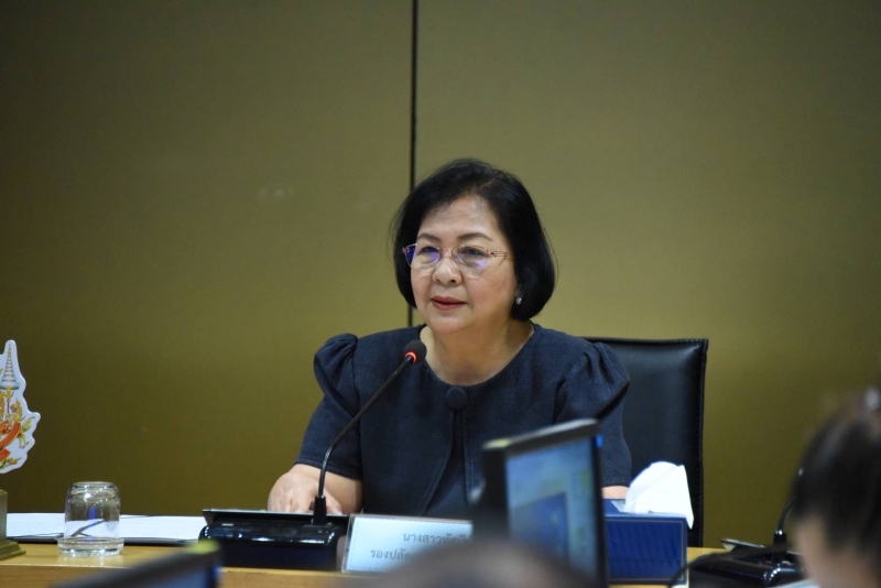 รองปลัดฯทัศนีย์เปิดกิจกรรมเสริมสร้างความรู้ความเข้าใจการดำเนินงานการประเมินความเสี่ยงการทุจริต