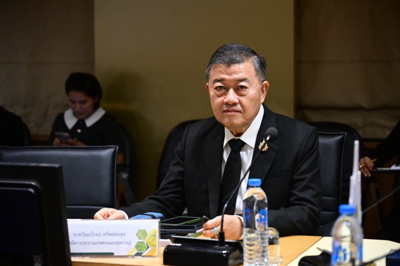 ปลัดเกษตรร่วมการประชุมคณะอนุกรรมการนโยบายและบริหารข้าวแห่งชาติด้านการผลิต