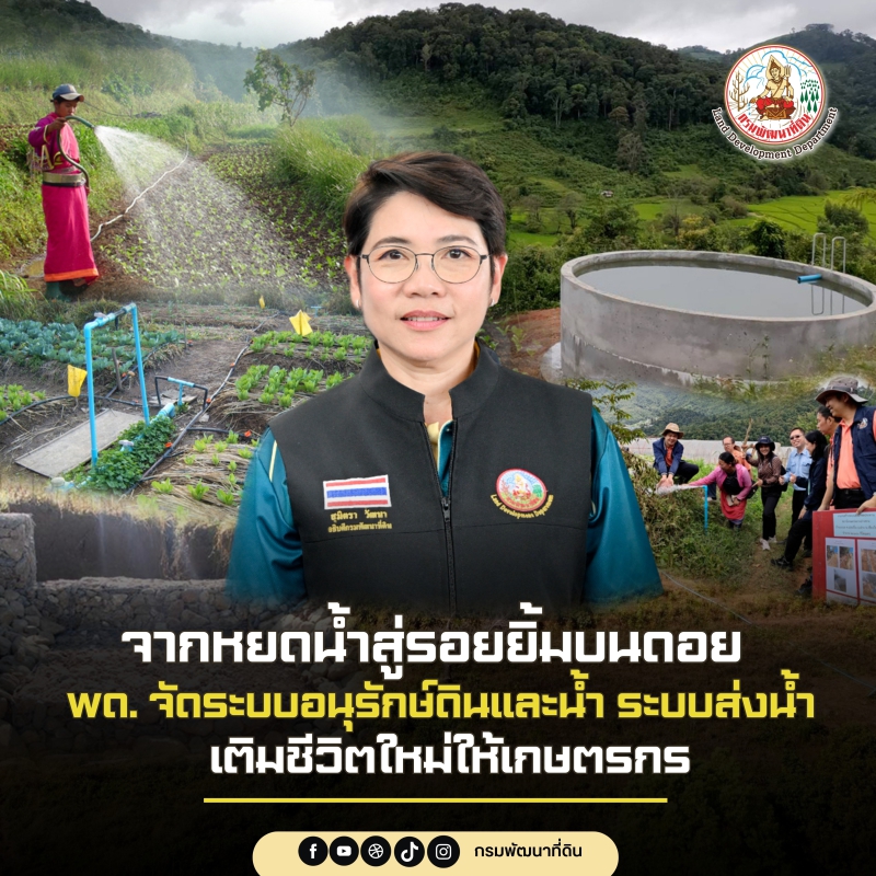 จากหยดน้ำสู่รอยยิ้มบนดอย