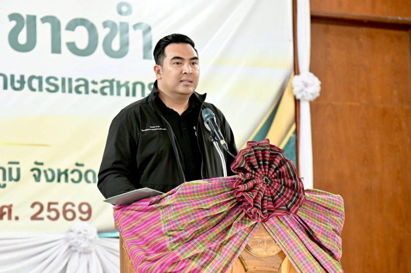 รมช.วัชระพลเยือนร้อยเอ็ดลุยสร้างความมั่นคงด้านน้ำ