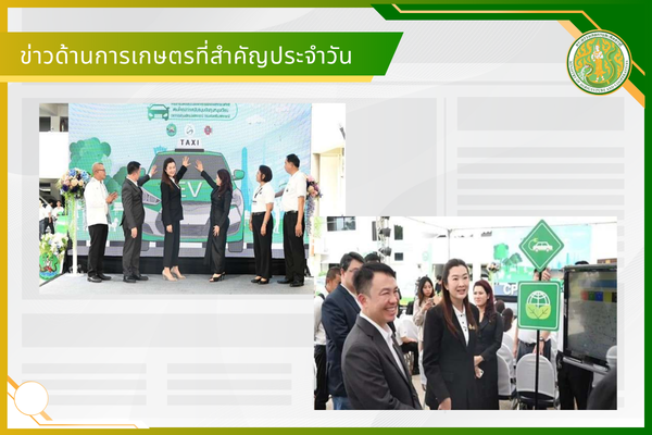 สรุปข่าวด้านการเกษตรที่สำคัญประจำวันที่ 11-13 กรกฎาคม 2569