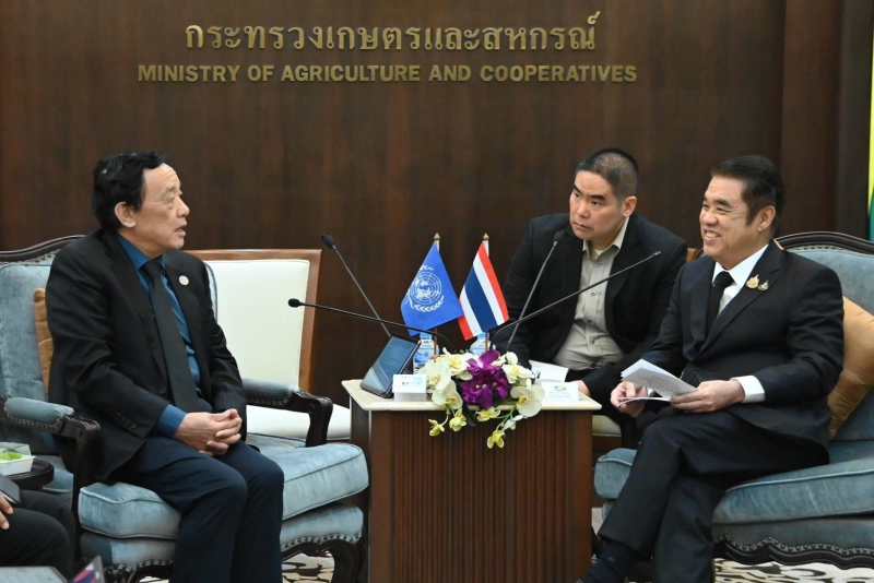 ก.เกษตรฯหารือFAOเดินหน้าความร่วมมือเกษตรยั่งยืน