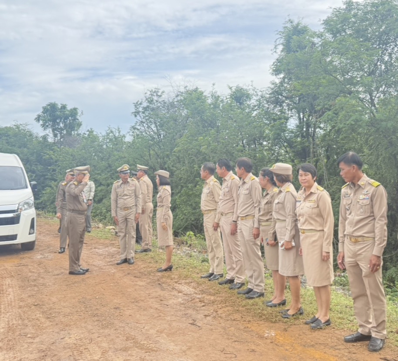 ผู้ตรวจฯสุวรรณีเข้าร่วมติดตามการดำเนินงานโครงการอันเนื่องมาจากพระราชดำริ