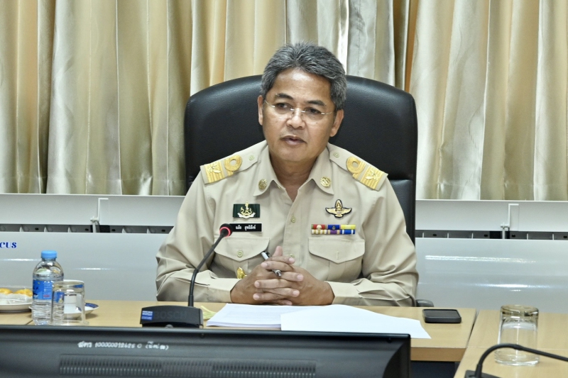 รองปลักฯ อภัย ประชุมหารือแนวทางการดำเนินงานโครงการพัฒนาชุมชนในเขตรักษาพันธุ์สัตว์ป่าและอุทยานแห่งชาติ จังหวัดกาญจนบุรี
