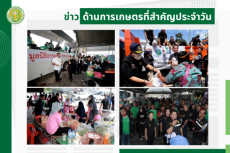 สรุปข่าวด้านการเกษตรที่สำคัญประจำวันที่ 3 ธันวาคม 2568