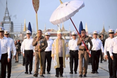 ปลัดเกษตรฯซ้อมย่อยเพื่อเตรียมความพร้อมพระราชพิธีพืชมงคลจรดพระนังคัลแรกนาขวัญ