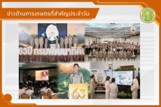 สรุปข่าวด้านการเกษตรที่สำคัญประจำวันที่ 28 พฤษภาคม 2569