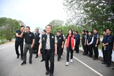 “สุริยะควงปิยะรัฐชย์”ติดตามแผนบริหารจัดการน้ำสุโขทัย